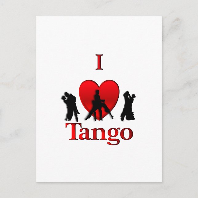 Postal Corazón del tango (Anverso)