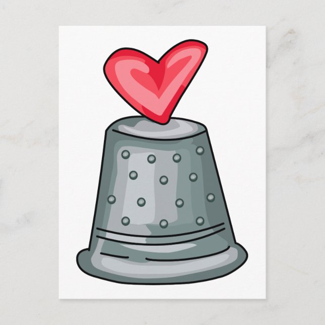 Postal Corazón delgado (Anverso)