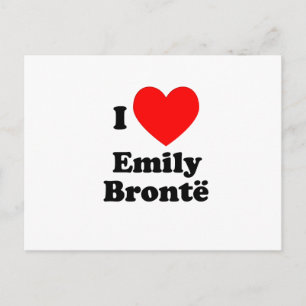 Postal Corazón Emily Bronte