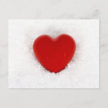 Corazón en la nieve
