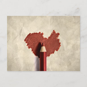 Postal Corazón escarchado