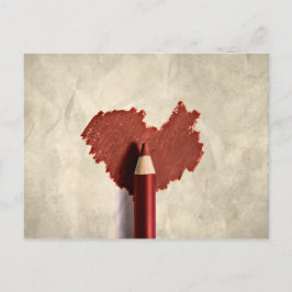 Postal Corazón escarchado