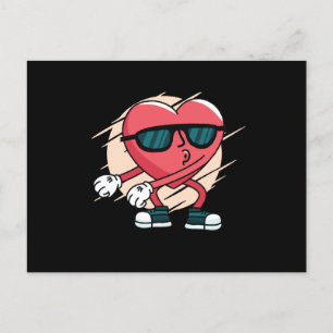 Postal Corazón flotante