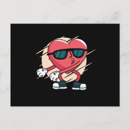 Postal Corazón flotante