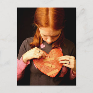 Postal Corazón herido