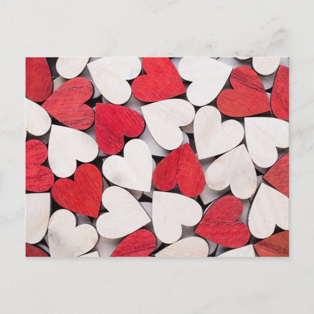 Postal Corazón rojo. (Anverso)