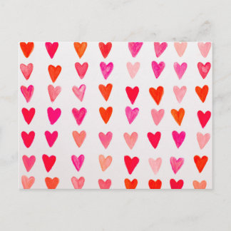 Postal Corazón rojo.