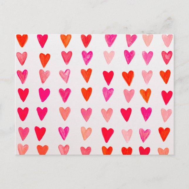 Postal Corazón rojo. (Anverso)