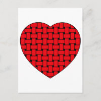 Corazón rojo agitado