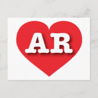 Corazón Rojo de Arkansas - Amo AR