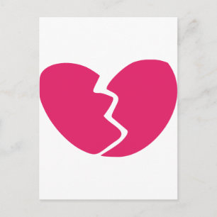 Postal Corazón roto