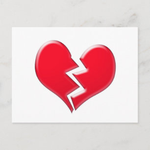 Postal Corazón roto