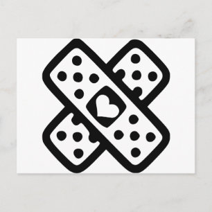 Postal Corazón roto - Amor