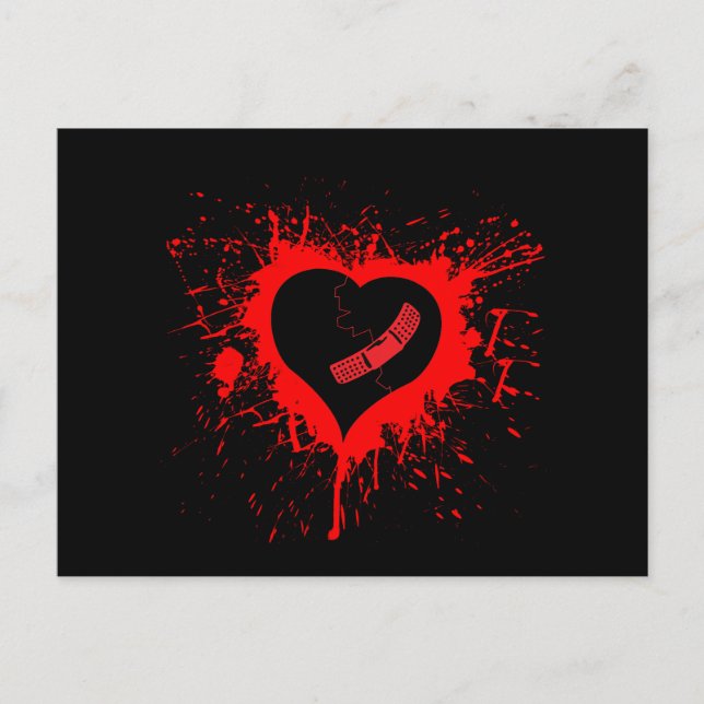 Postal Corazón Roto...otra vez (Anverso)