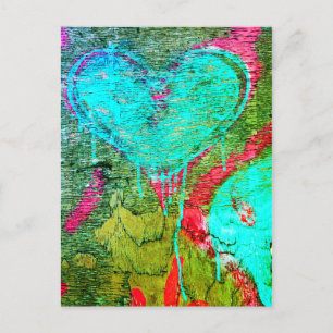 Postal Corazón sangrante