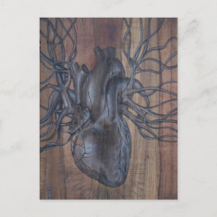 Postal Corazón sangrante