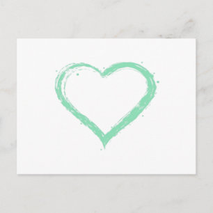 Postal Corazón Verde Esencial