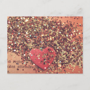 Postal Corazón Vintage