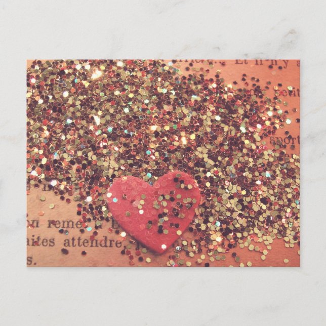 Postal Corazón Vintage (Anverso)