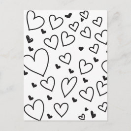 Postal Corazones