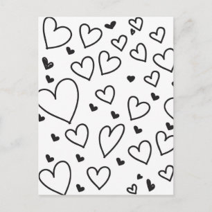 Postal Corazones