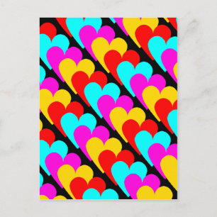 Postal Corazones