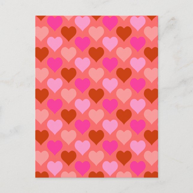 Postal Corazones (Anverso)