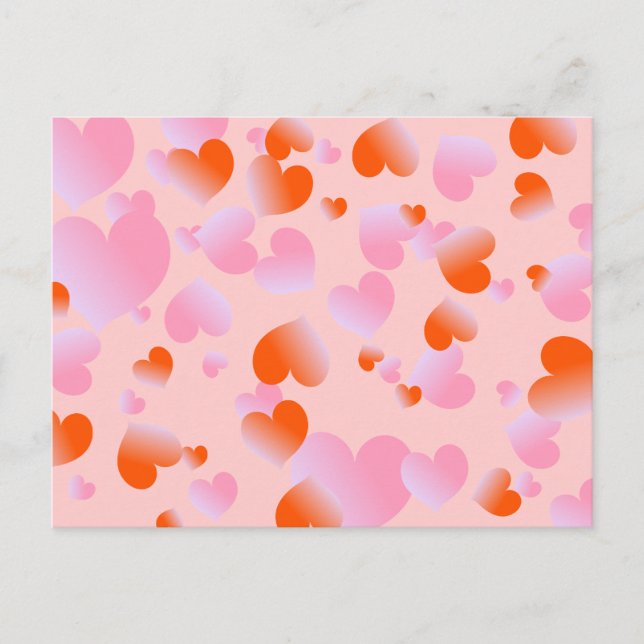 Postal Corazones (Anverso)