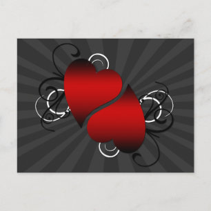 Postal Corazones
