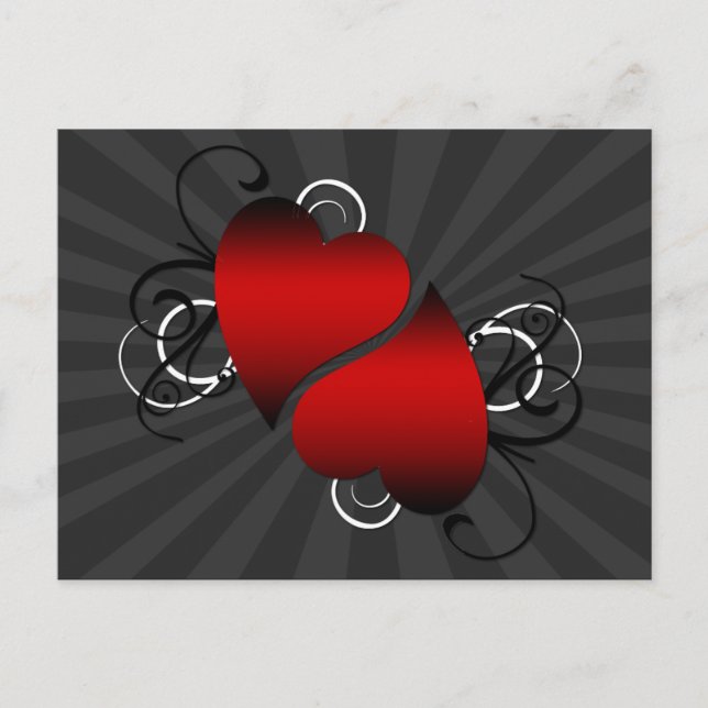 Postal Corazones (Anverso)