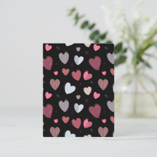 Postal Corazones 2