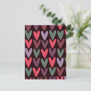Postal Corazones 6
