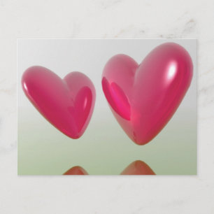Postal Corazones alegres