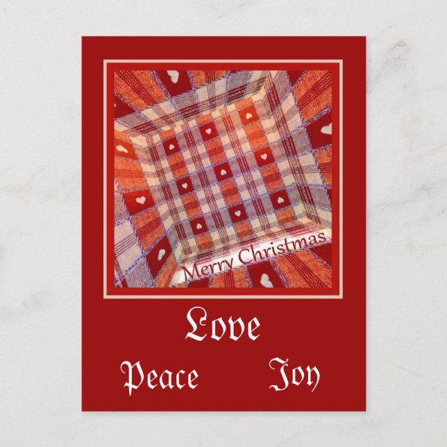 Postal Corazones atados (Anverso)