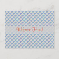corazones azules bienvenidos a casa!
