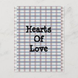 Postal Corazones de amor