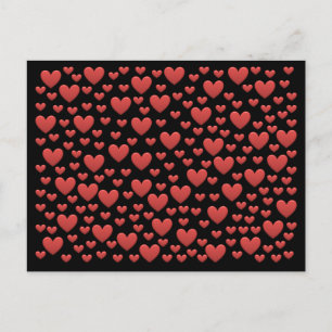 Postal Corazones de amor BonBon Rainbow