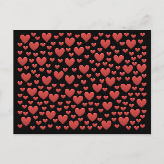 Postal Corazones de amor BonBon Rainbow