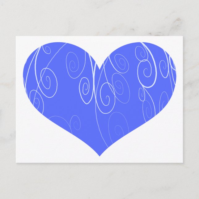 Postal Corazones de bonito (Anverso)