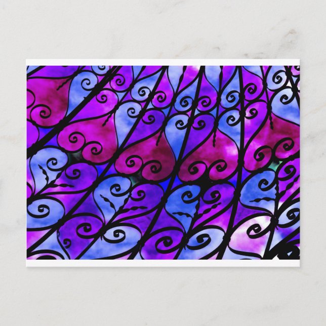 Postal Corazones de hierro (Anverso)