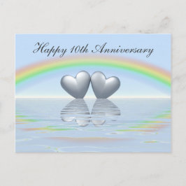 Postal Corazones de hojalata del 10º aniversario