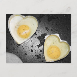 Postal Corazones de huevo