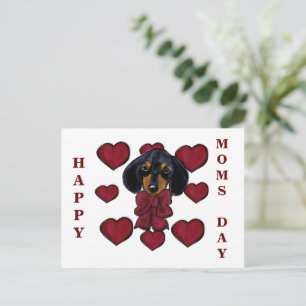 Postal Corazones Doxie