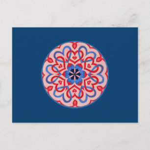 Postal Corazones entrelazados