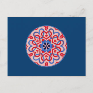 Postal Corazones entrelazados