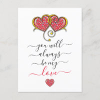Corazones entrelazados personalizados elegantes dí