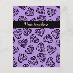 Postal Corazones para imprimir chitas Postcard