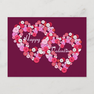 Postal Corazones robados