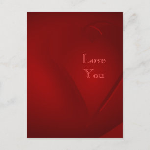Postal Corazones rojos de sangre
