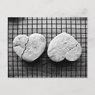 Postal Corazones rotos